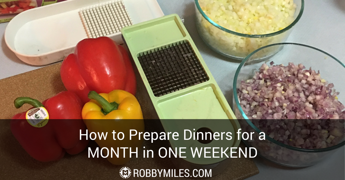 How to Prepare Dinners for a Month in One Weekend